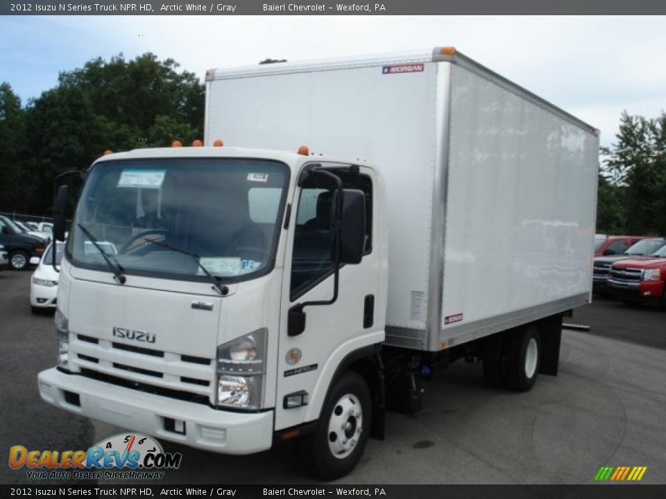 2012 Isuzu N Series Truck NPR HD Arctic White / Gray Photo #2