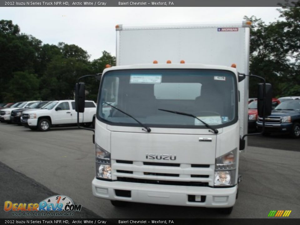 2012 Isuzu N Series Truck NPR HD Arctic White / Gray Photo #3