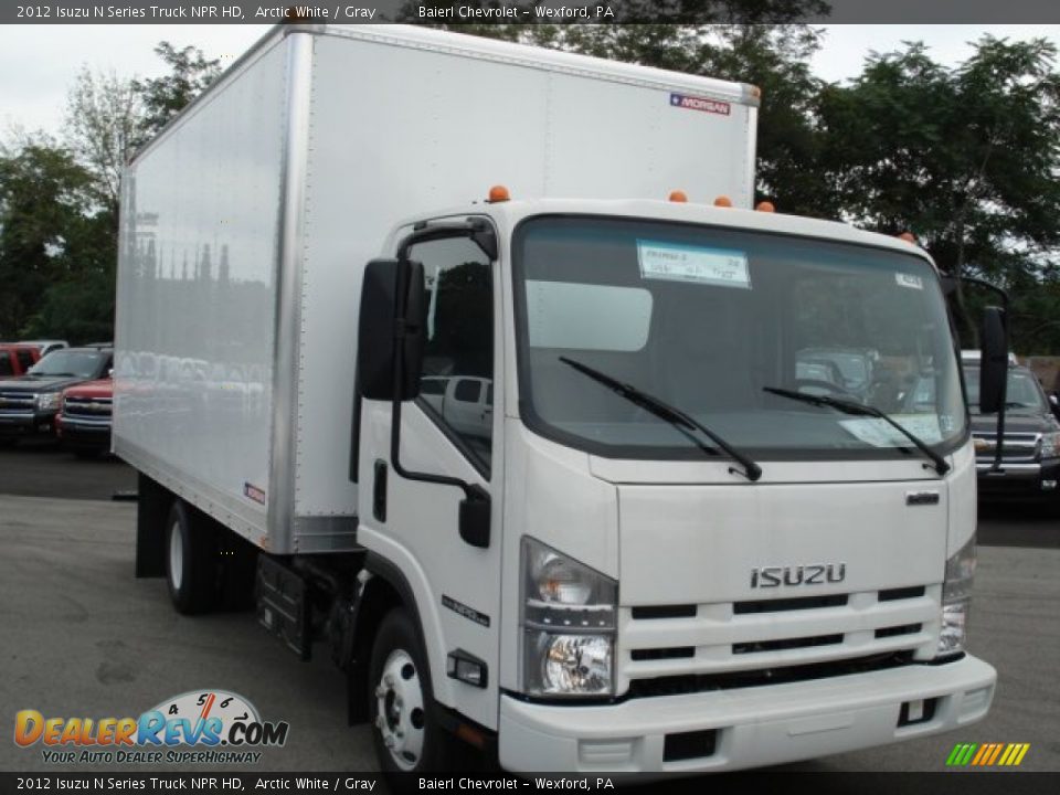 2012 Isuzu N Series Truck NPR HD Arctic White / Gray Photo #4