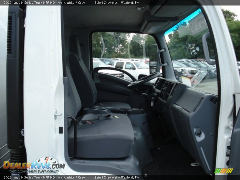 2012 Isuzu N Series Truck NPR HD Arctic White / Gray Photo #15