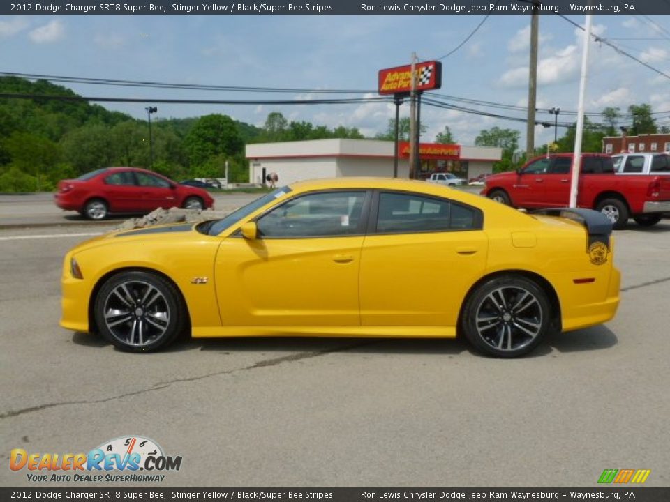 2012 Dodge Charger SRT8 Super Bee Stinger Yellow / Black/Super Bee Stripes Photo #2