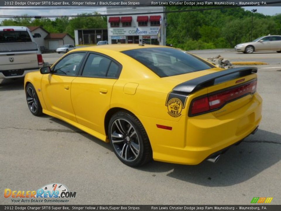 2012 Dodge Charger SRT8 Super Bee Stinger Yellow / Black/Super Bee Stripes Photo #3