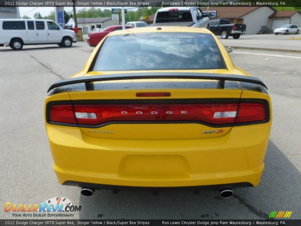 2012 Dodge Charger SRT8 Super Bee Stinger Yellow / Black/Super Bee Stripes Photo #4