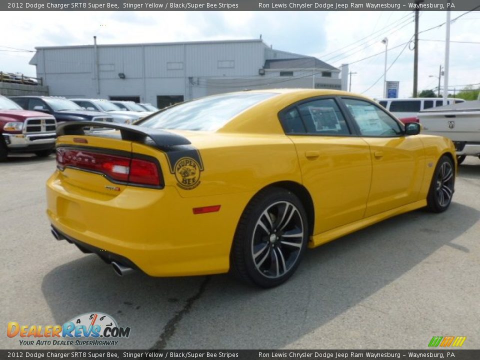 2012 Dodge Charger SRT8 Super Bee Stinger Yellow / Black/Super Bee Stripes Photo #5