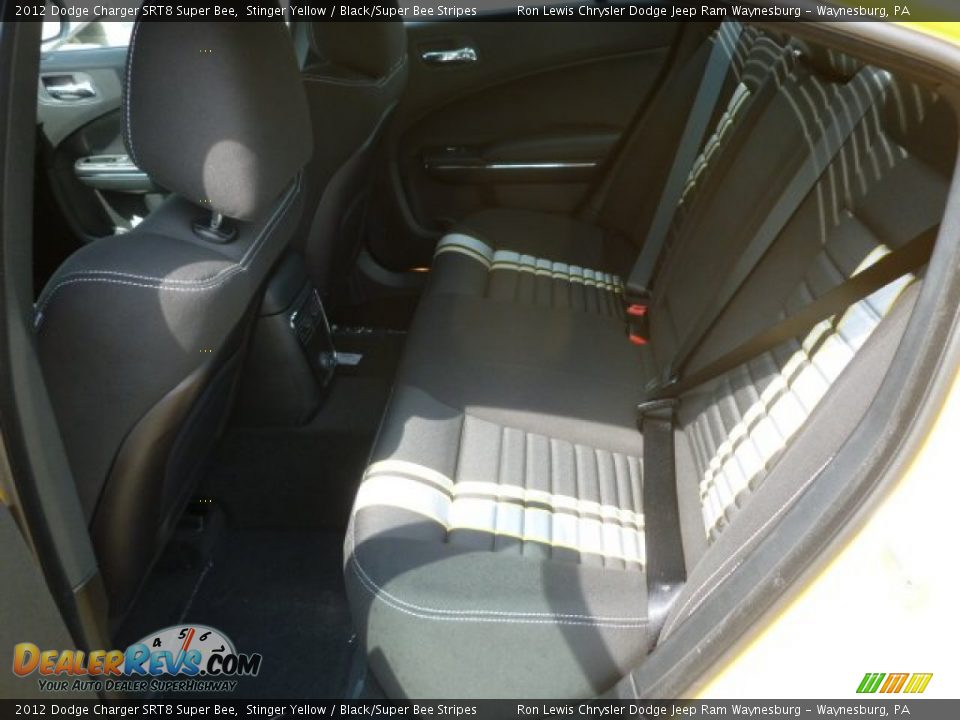 Black/Super Bee Stripes Interior - 2012 Dodge Charger SRT8 Super Bee Photo #13