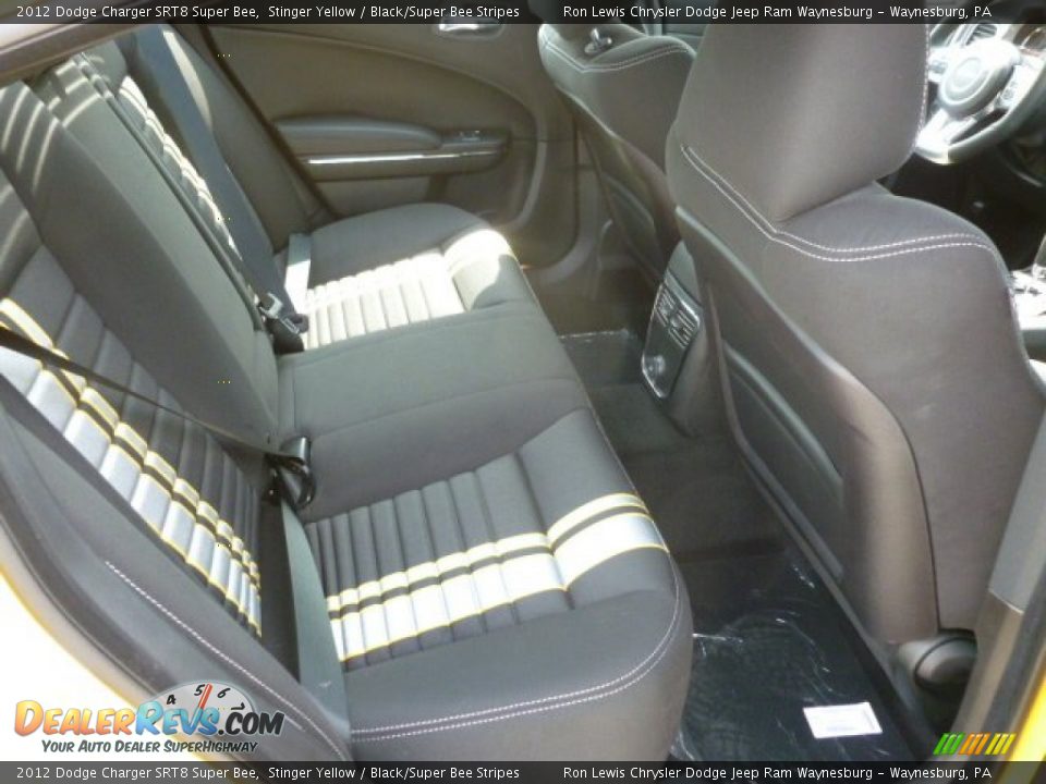 Black/Super Bee Stripes Interior - 2012 Dodge Charger SRT8 Super Bee Photo #16