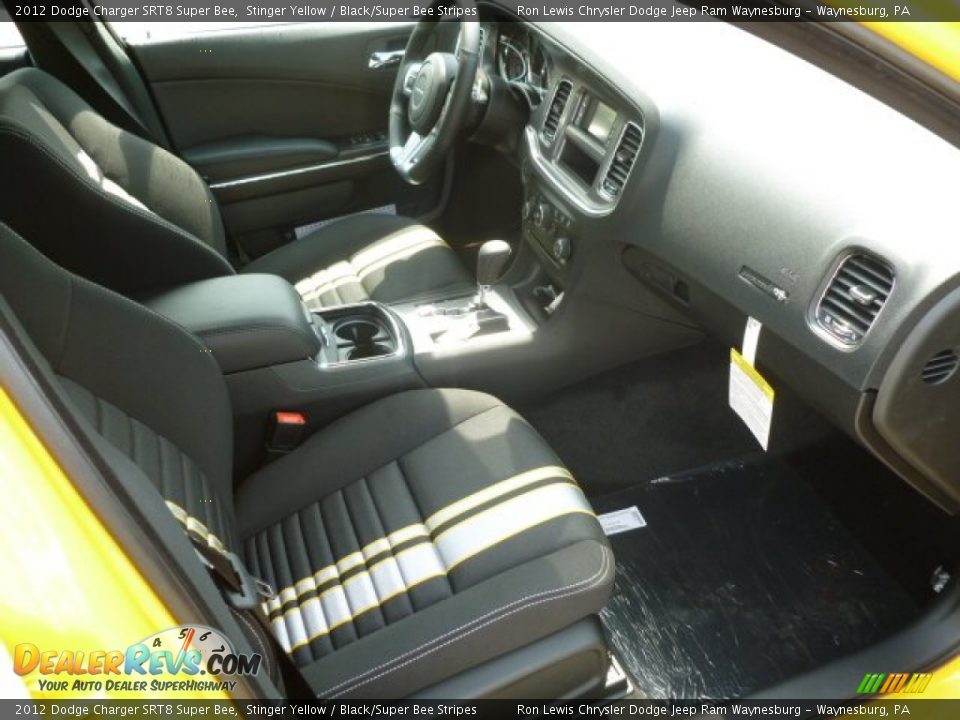 Black/Super Bee Stripes Interior - 2012 Dodge Charger SRT8 Super Bee Photo #19