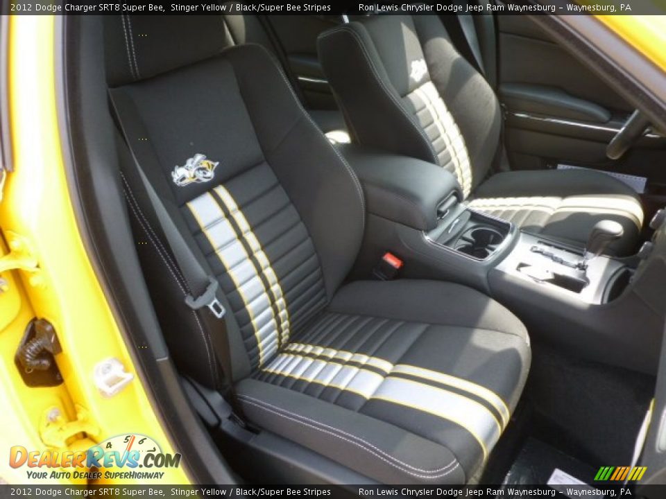 Black/Super Bee Stripes Interior - 2012 Dodge Charger SRT8 Super Bee Photo #21