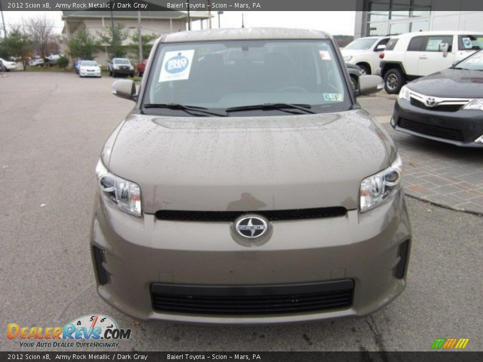 2012 Scion xB Army Rock Metallic / Dark Gray Photo #2