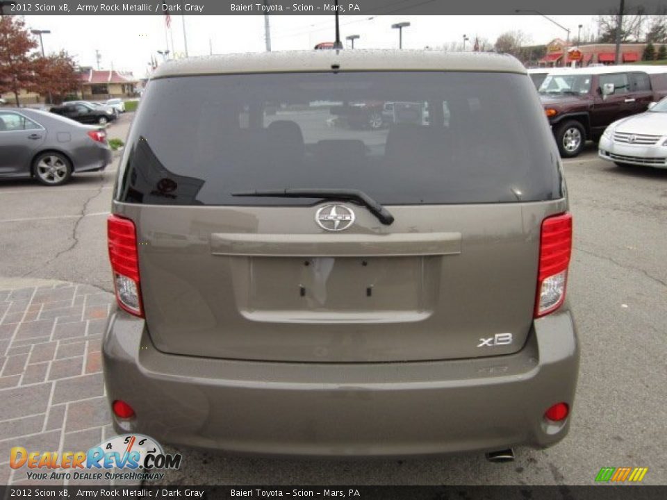 2012 Scion xB Army Rock Metallic / Dark Gray Photo #6