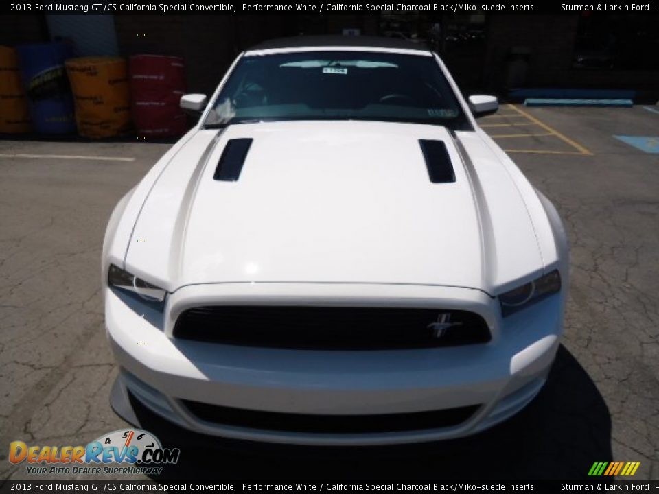Performance White 2013 Ford Mustang GT/CS California Special Convertible Photo #6