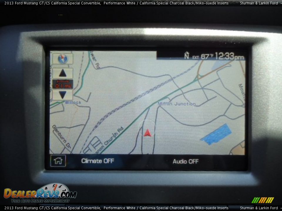 Navigation of 2013 Ford Mustang GT/CS California Special Convertible Photo #13
