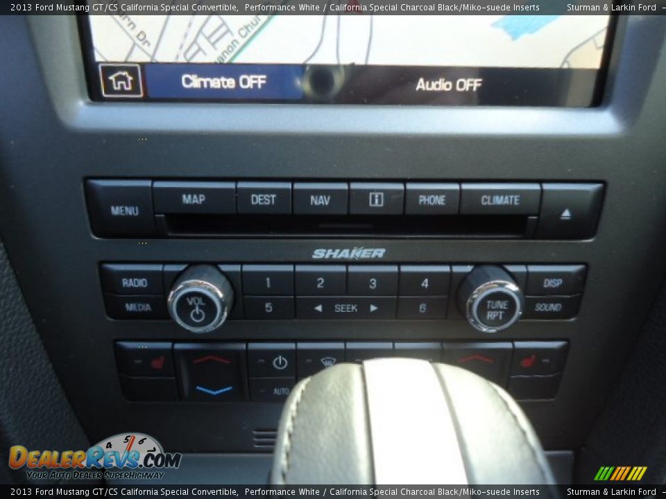Controls of 2013 Ford Mustang GT/CS California Special Convertible Photo #14