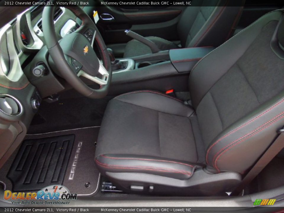 Black Interior - 2012 Chevrolet Camaro ZL1 Photo #9