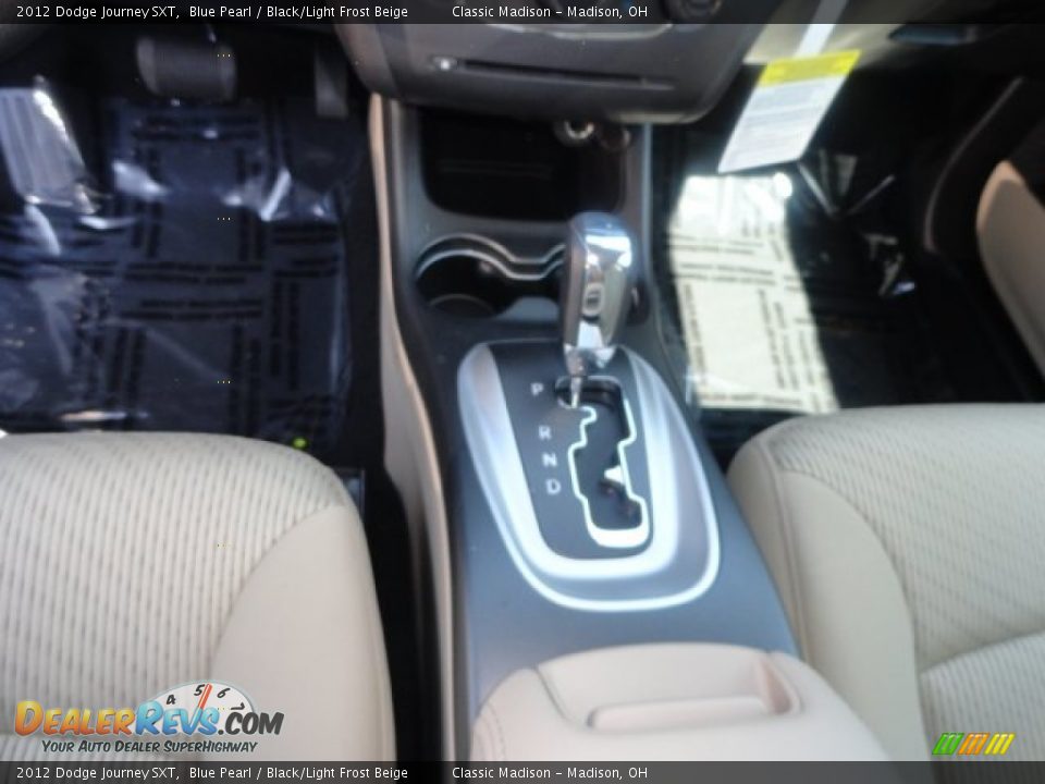 2012 Dodge Journey SXT Blue Pearl / Black/Light Frost Beige Photo #6