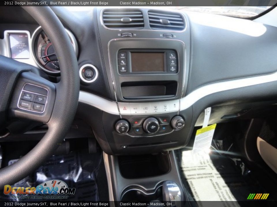 2012 Dodge Journey SXT Blue Pearl / Black/Light Frost Beige Photo #7