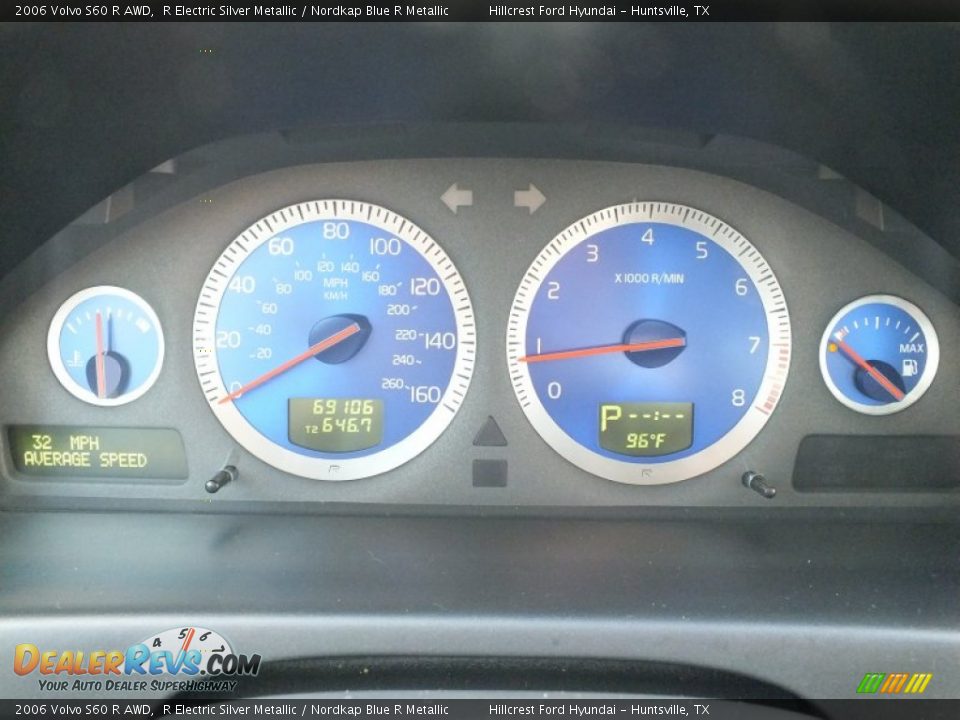 2006 Volvo S60 R AWD Gauges Photo #36