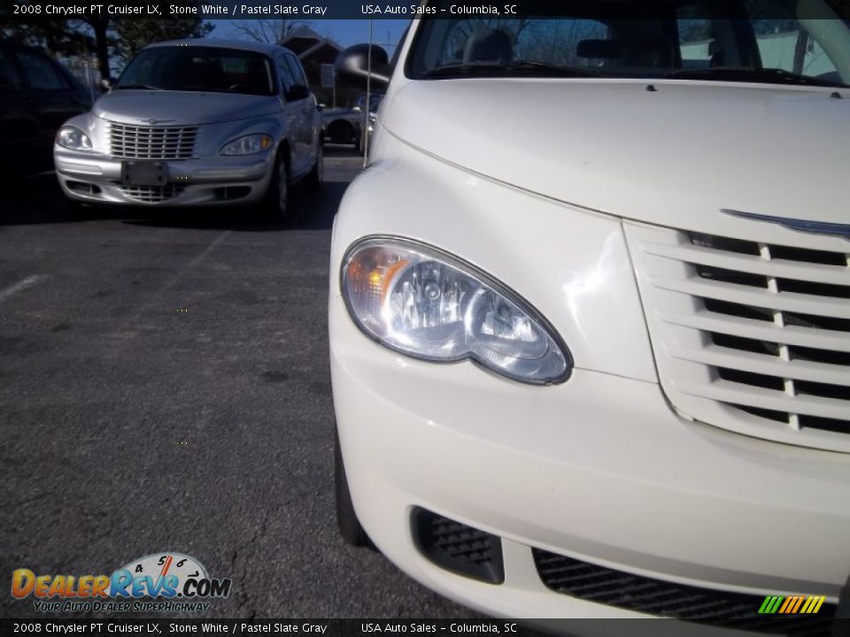 2008 Chrysler PT Cruiser LX Stone White / Pastel Slate Gray Photo #3