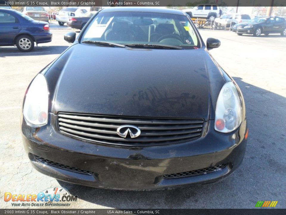 2003 Infiniti G 35 Coupe Black Obsidian / Graphite Photo #1