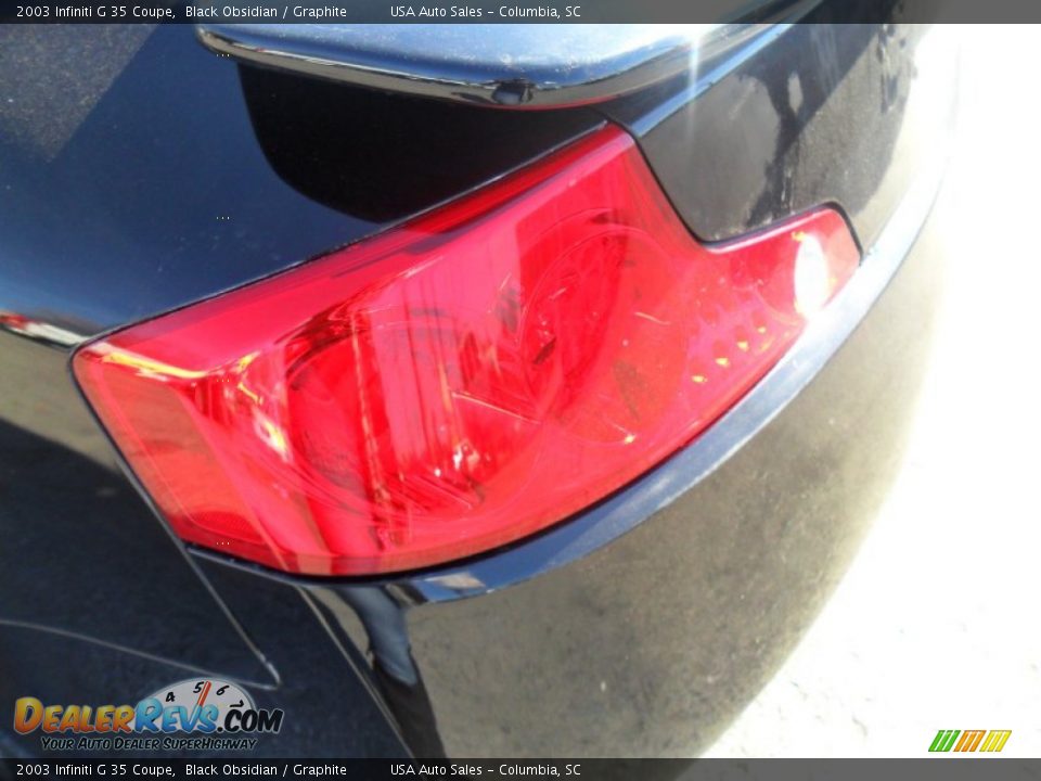 2003 Infiniti G 35 Coupe Black Obsidian / Graphite Photo #4