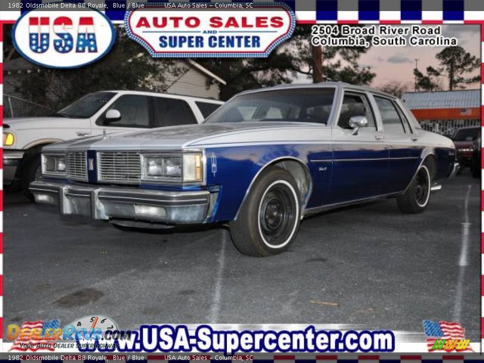 1982 Oldsmobile Delta 88 Royale Blue / Blue Photo #1