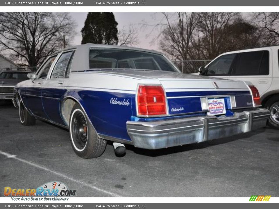 1982 Oldsmobile Delta 88 Royale Blue / Blue Photo #3