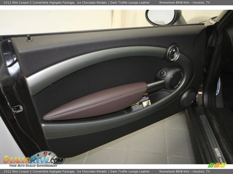 Door Panel of 2012 Mini Cooper S Convertible Highgate Package Photo #14