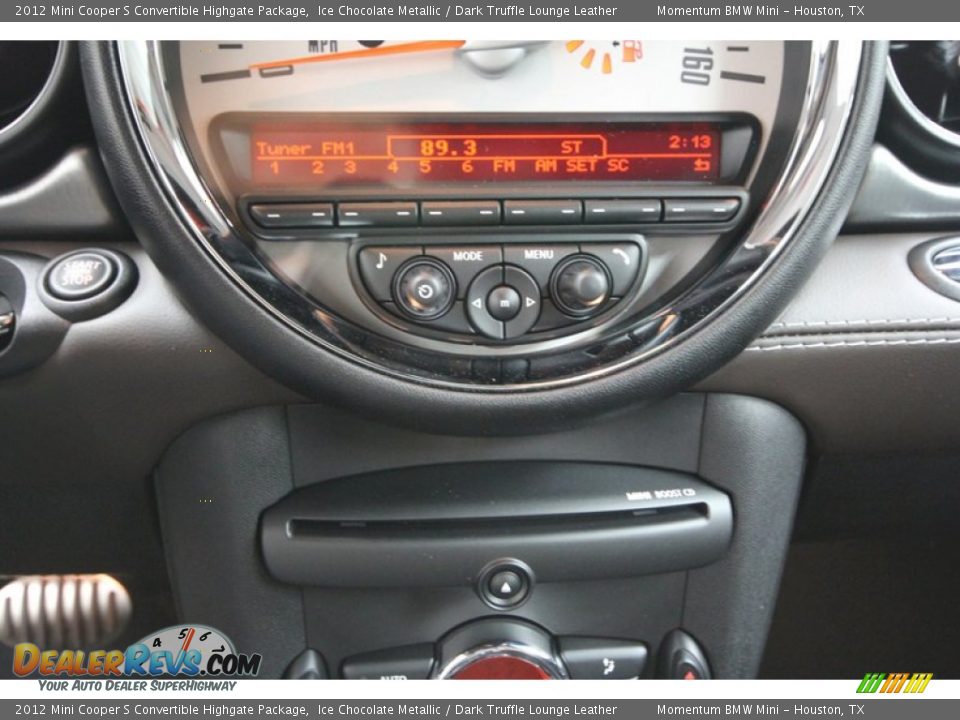 Controls of 2012 Mini Cooper S Convertible Highgate Package Photo #15