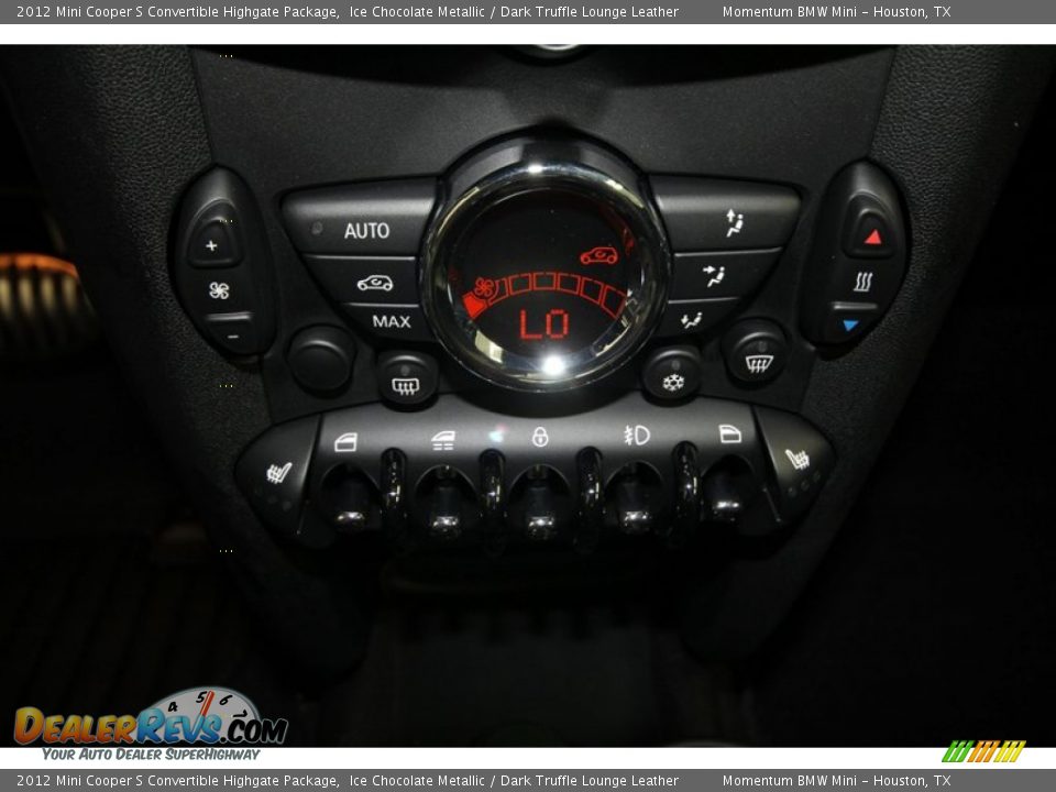 2012 Mini Cooper S Convertible Highgate Package Ice Chocolate Metallic / Dark Truffle Lounge Leather Photo #16