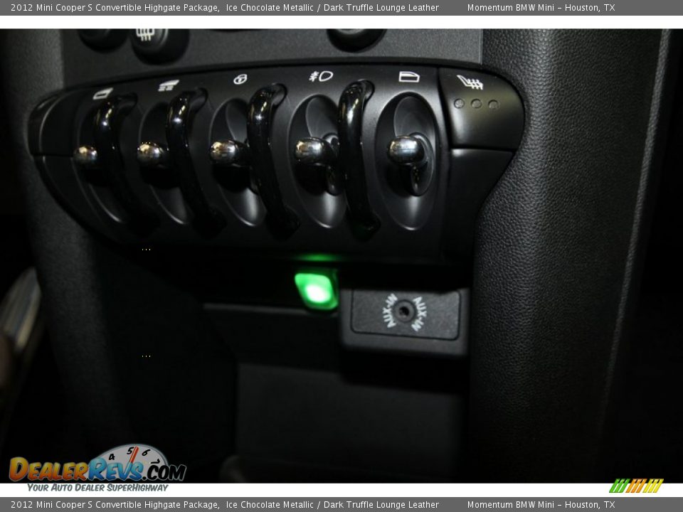 2012 Mini Cooper S Convertible Highgate Package Ice Chocolate Metallic / Dark Truffle Lounge Leather Photo #17
