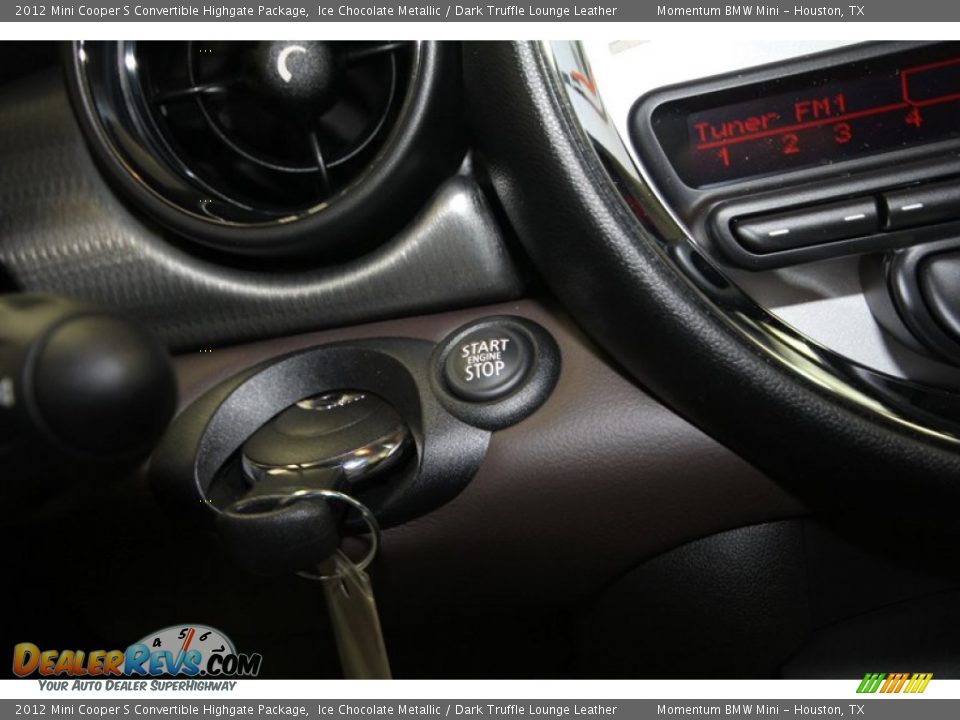 2012 Mini Cooper S Convertible Highgate Package Ice Chocolate Metallic / Dark Truffle Lounge Leather Photo #20