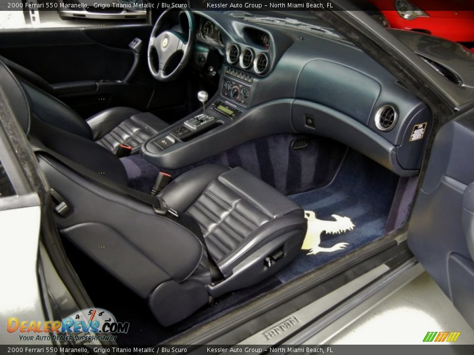 Blu Scuro Interior - 2000 Ferrari 550 Maranello Photo #17