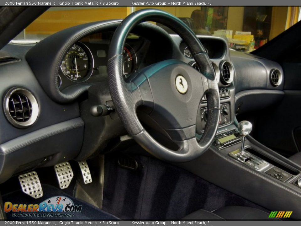 Blu Scuro Interior - 2000 Ferrari 550 Maranello Photo #20