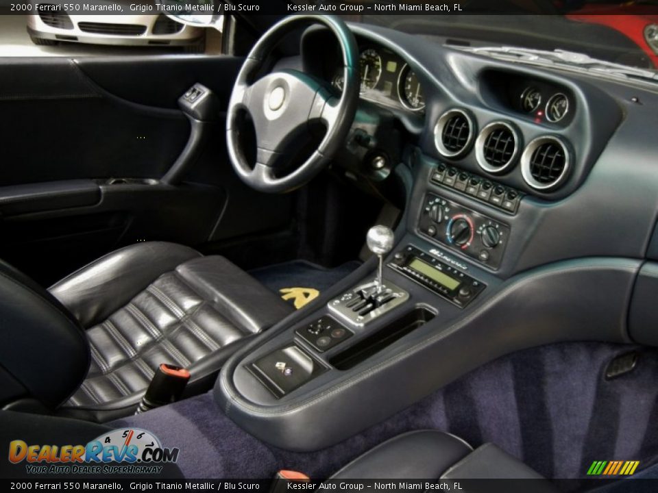 Blu Scuro Interior - 2000 Ferrari 550 Maranello Photo #22