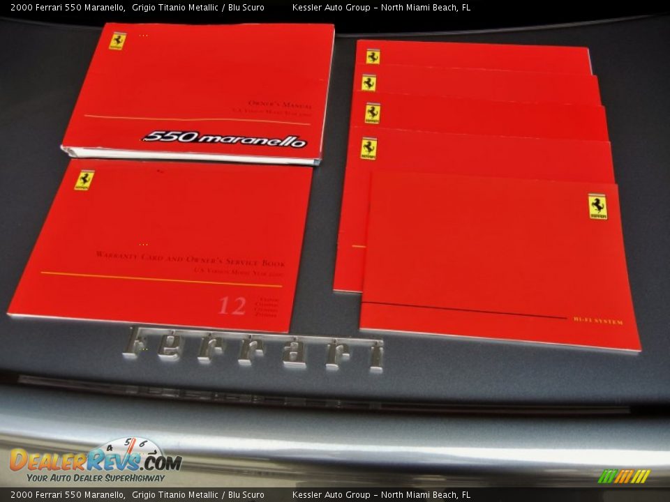Books/Manuals of 2000 Ferrari 550 Maranello Photo #35