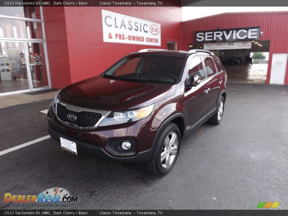 2013 Kia Sorento EX AWD Dark Cherry / Black Photo #1