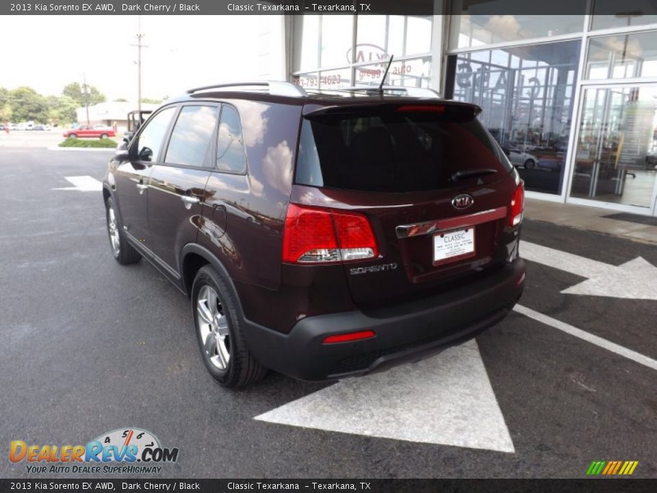 2013 Kia Sorento EX AWD Dark Cherry / Black Photo #3