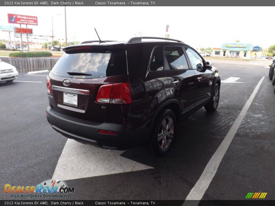 2013 Kia Sorento EX AWD Dark Cherry / Black Photo #5