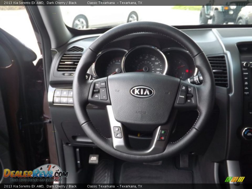 2013 Kia Sorento EX AWD Dark Cherry / Black Photo #10