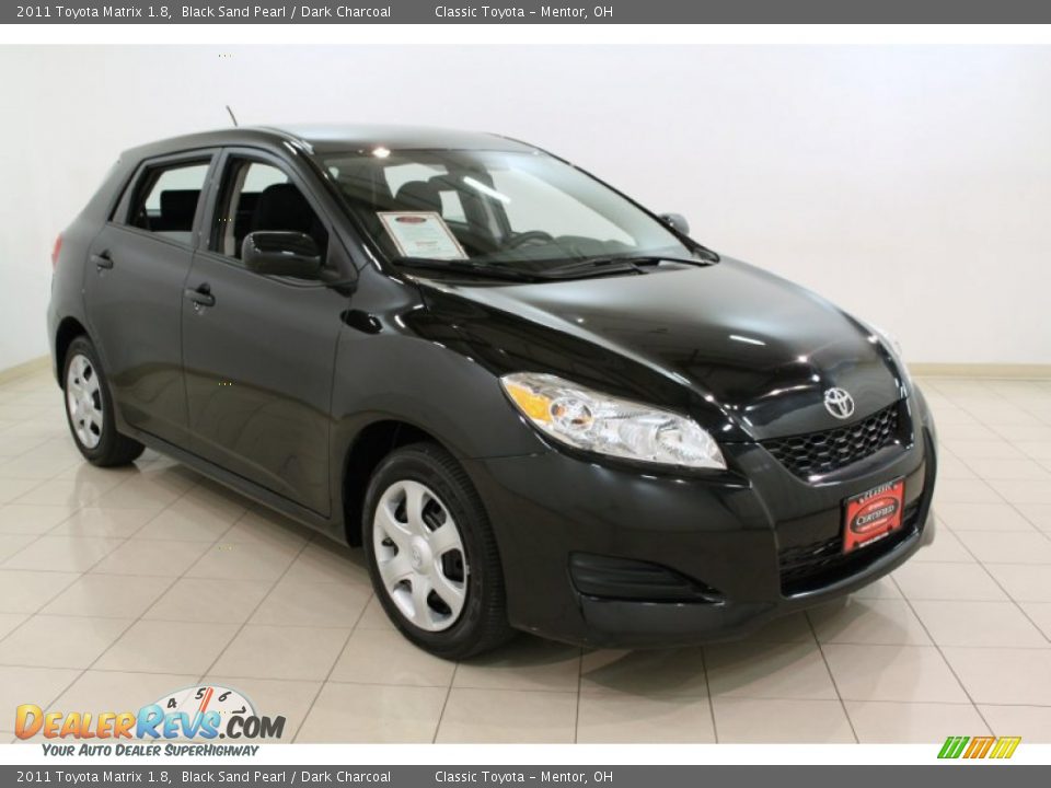 2011 Toyota Matrix 1.8 Black Sand Pearl / Dark Charcoal Photo #1