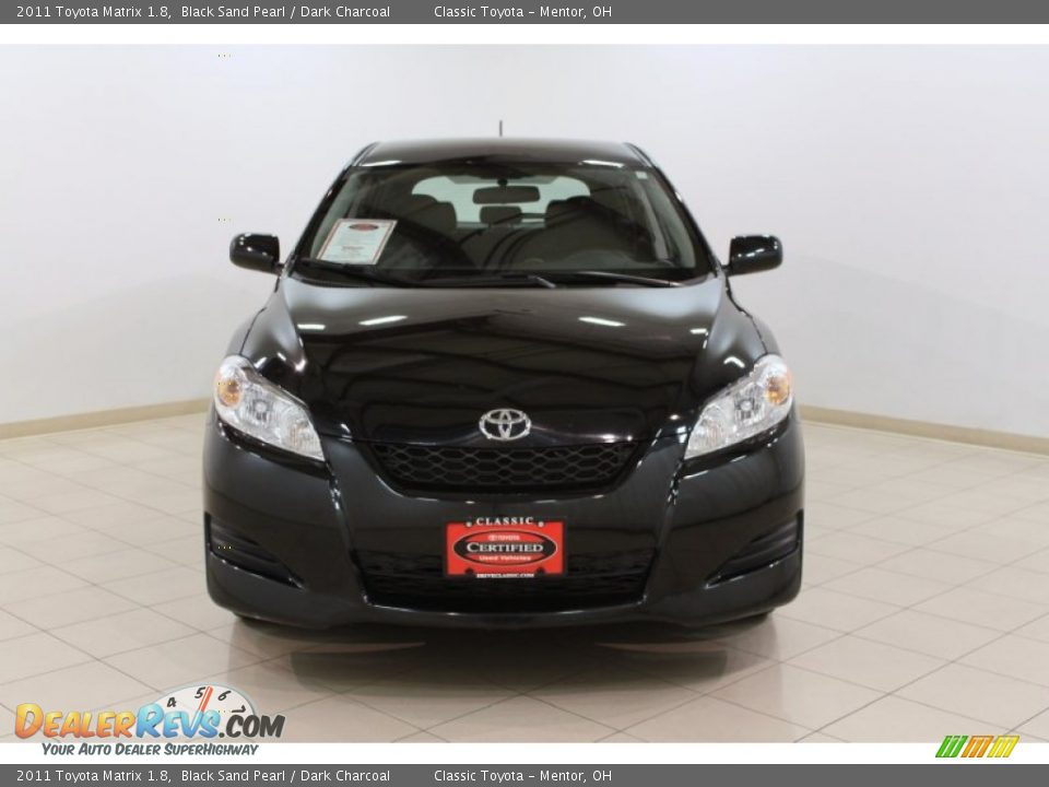 2011 Toyota Matrix 1.8 Black Sand Pearl / Dark Charcoal Photo #2