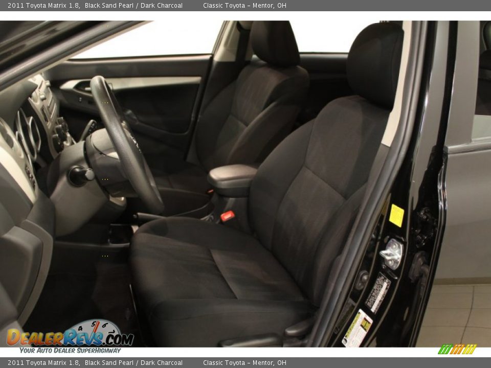 2011 Toyota Matrix 1.8 Black Sand Pearl / Dark Charcoal Photo #6