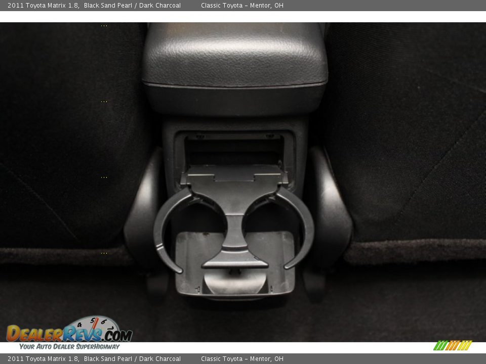 2011 Toyota Matrix 1.8 Black Sand Pearl / Dark Charcoal Photo #14