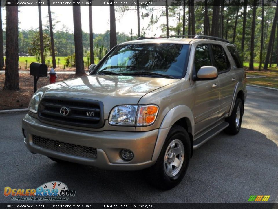 2004 Toyota Sequoia SR5 Desert Sand Mica / Oak Photo #9