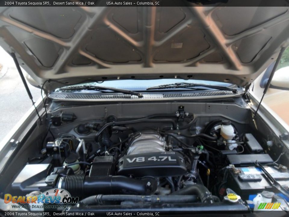 2004 Toyota Sequoia SR5 Desert Sand Mica / Oak Photo #10