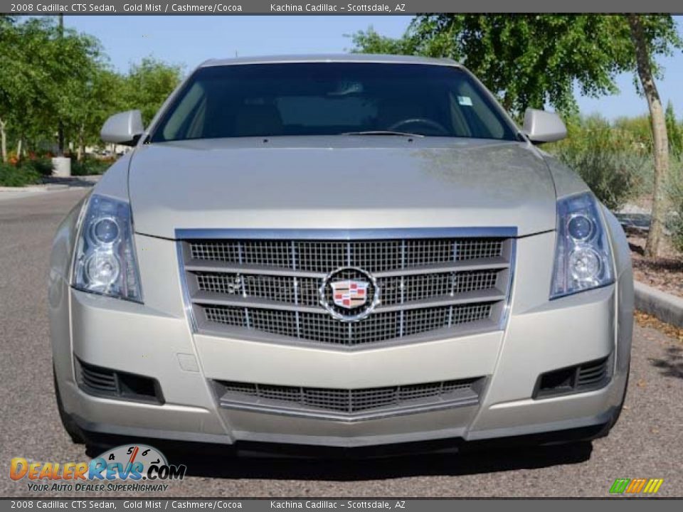 2008 Cadillac CTS Sedan Gold Mist / Cashmere/Cocoa Photo #2