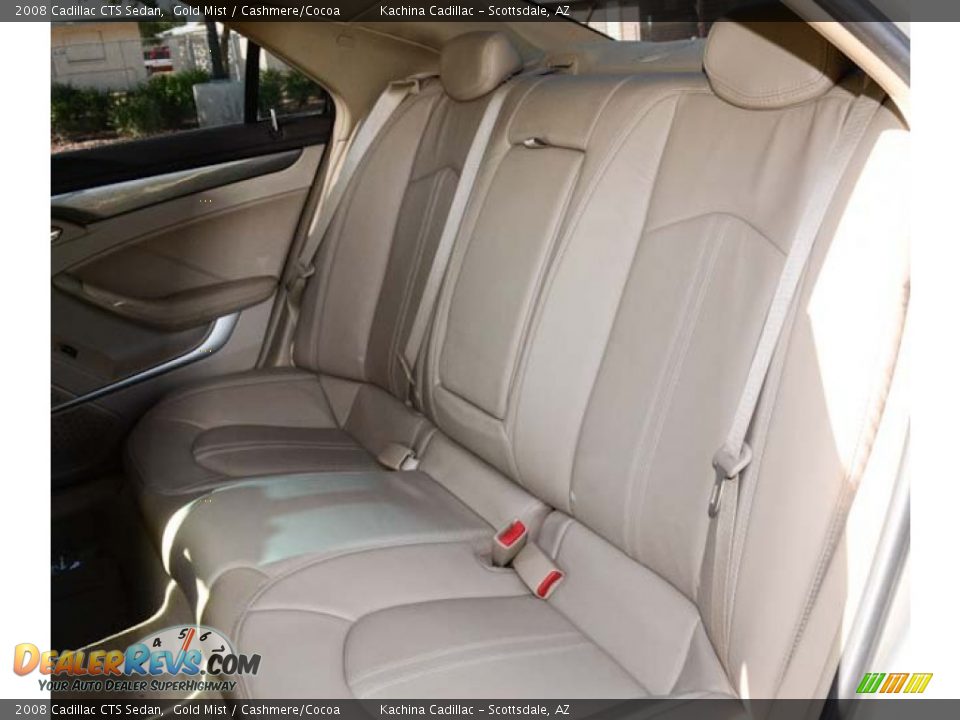 2008 Cadillac CTS Sedan Gold Mist / Cashmere/Cocoa Photo #24