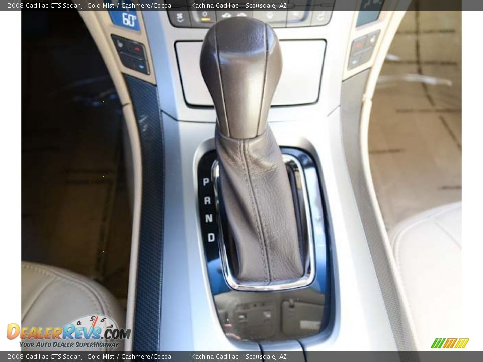 2008 Cadillac CTS Sedan Gold Mist / Cashmere/Cocoa Photo #25