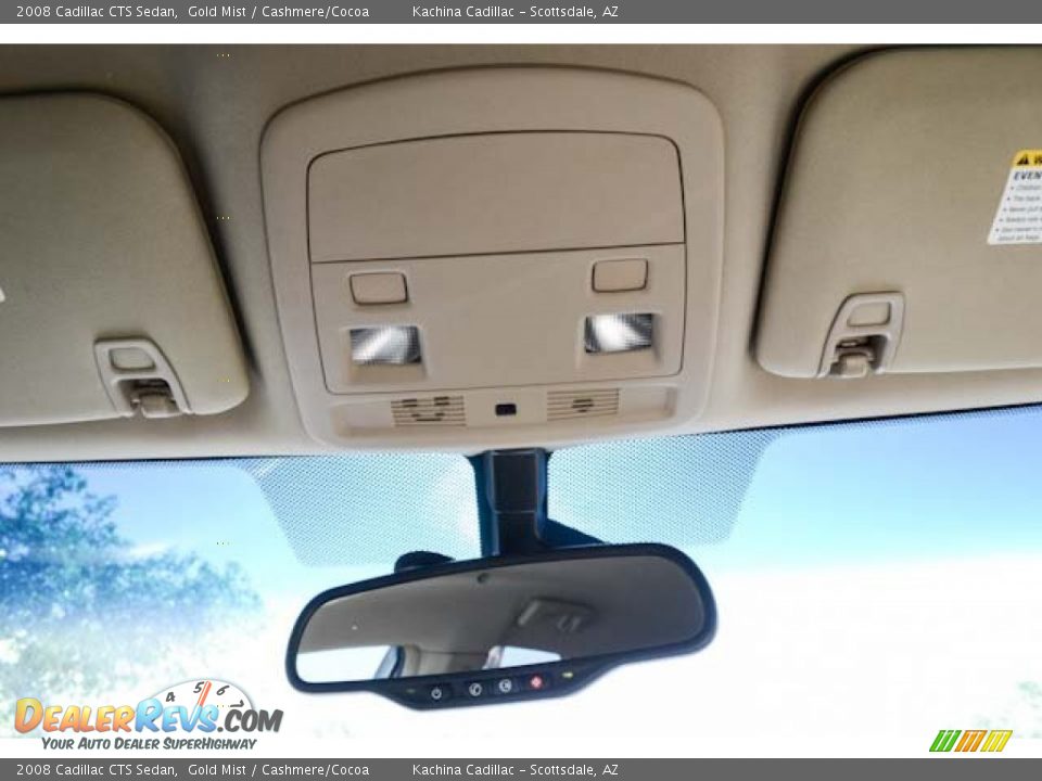 2008 Cadillac CTS Sedan Gold Mist / Cashmere/Cocoa Photo #27