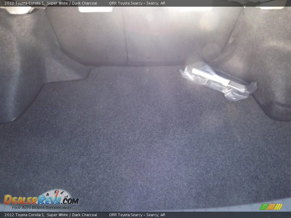 2012 Toyota Corolla S Super White / Dark Charcoal Photo #16